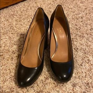 Coach Black Heels, size 7 B